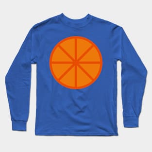 Citrus Orange Slice Long Sleeve T-Shirt